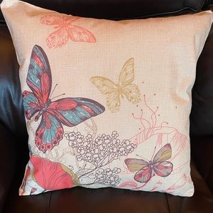 Butterfly Throw Pillow